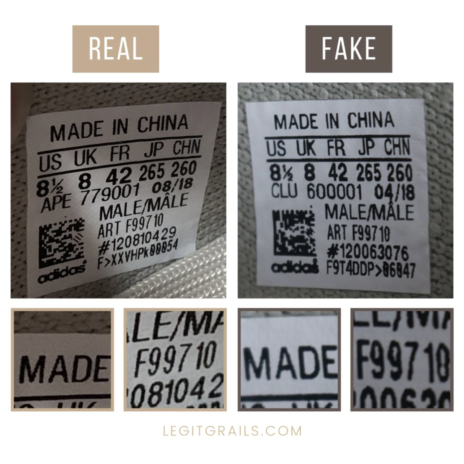 To Spot Real Vs Adidas Yeezy Boost 350 – LegitGrails